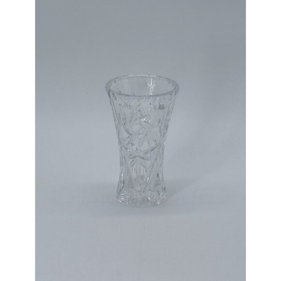 Lenox Collections Crystal Star Vase 4" Vintage Czech Republic Design - Picture 3 of 6